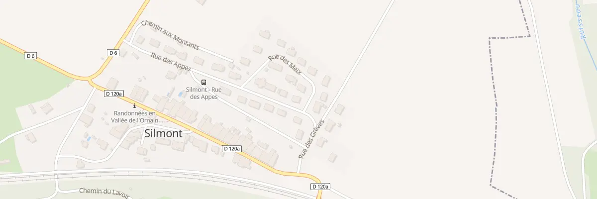 Plan du 15 Rue des Appes à Silmont