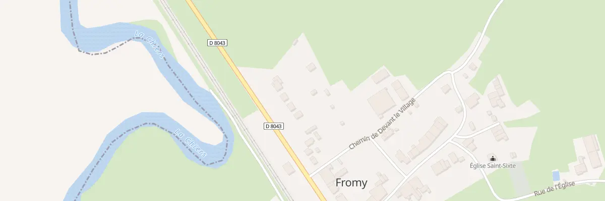 Plan du 5 Rte Nationale à Fromy