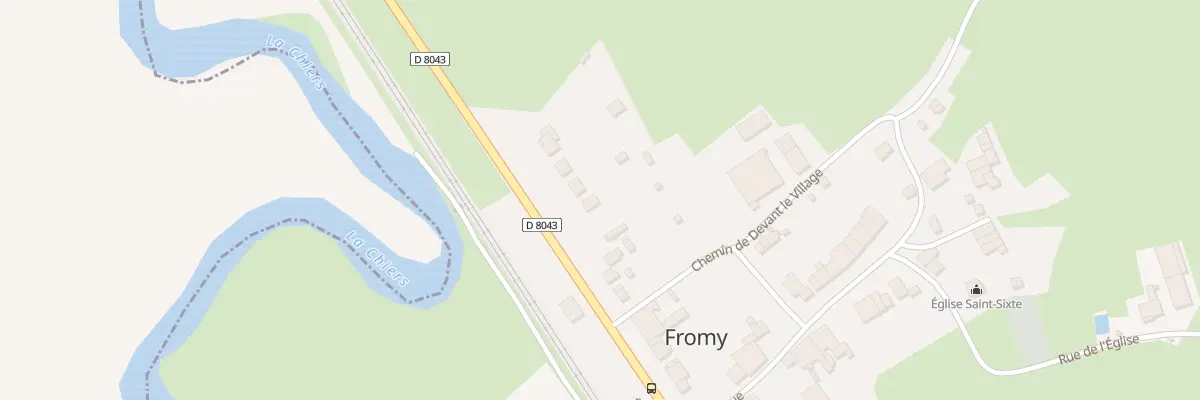 Plan du 7 Rte Nationale à Fromy