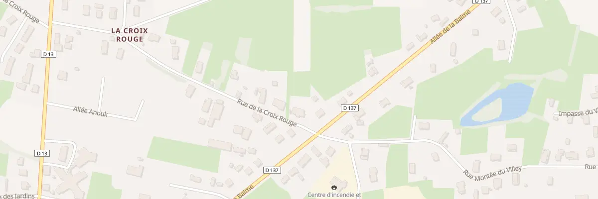 Plan du 4 Rue de la Croix Rouge à Saint-Germain-du-Bois