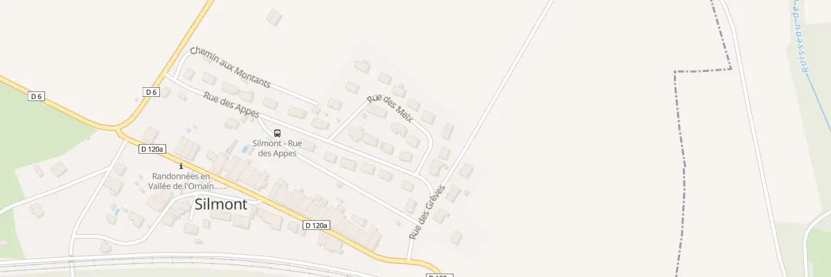 Plan du 8 Rue des Meix à Silmont
