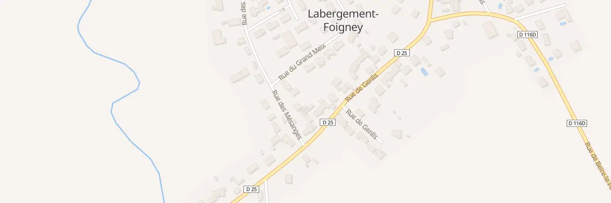Plan du 15 Rue des Mésanges à Labergement-Foigney