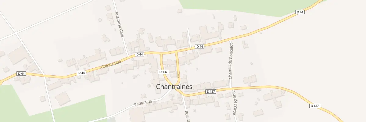 Plan du 1 Rue de Mareilles à Chantraines