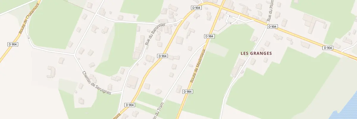 Plan du 42 Chem du Tram à Châtillon-la-Palud