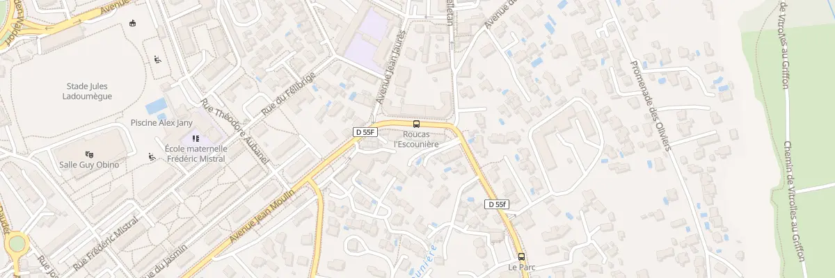 Plan du 5 Av Jean Moulin à Vitrolles