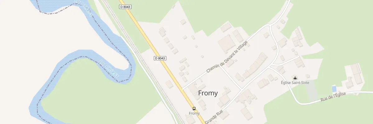 Plan du 9 Rte Nationale à Fromy