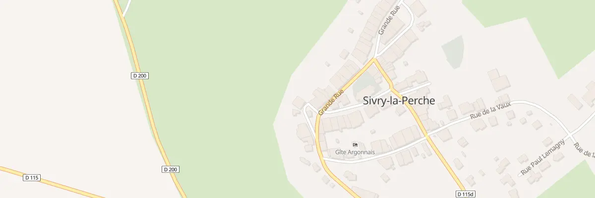 Plan du 9 Gr Grande Rue à Sivry-la-Perche