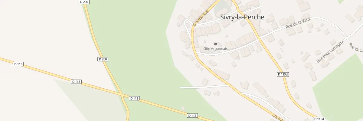 Plan du 2 Che des Caurettes à Sivry-la-Perche