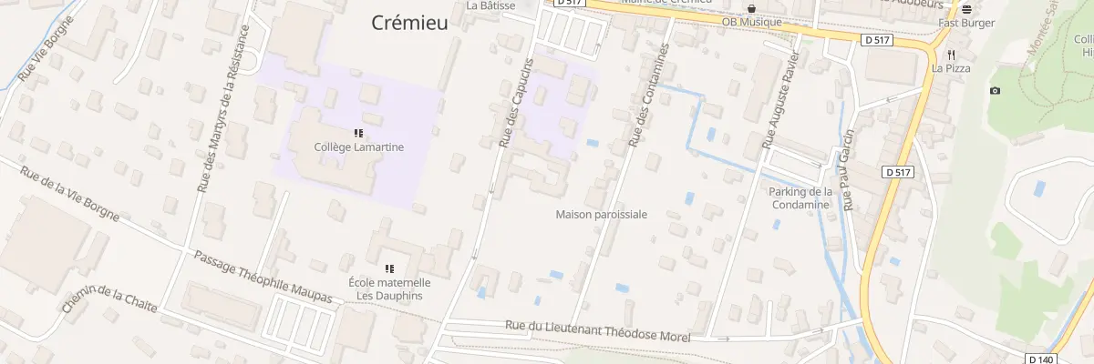Plan du 20 Rue des Contamines à Crémieu