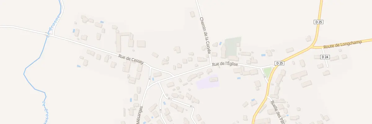 Plan du 18 Rue de l’Eglise à Labergement-Foigney