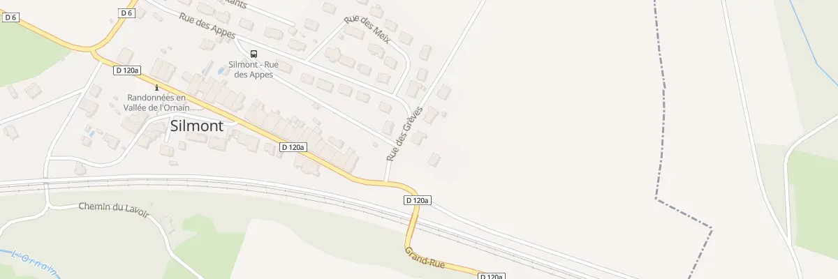 Plan du 6 Rue des Greves à Silmont