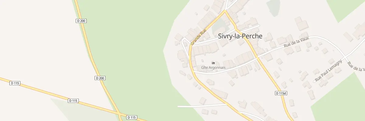 Plan du 3 Gr Grande Rue à Sivry-la-Perche