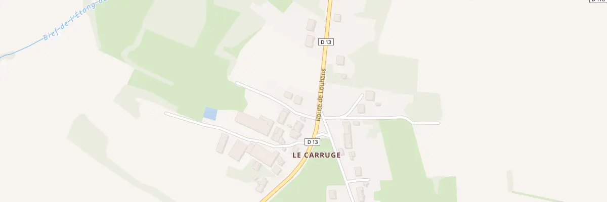 Plan du 248 Rte de Louhans à Saint-Usuge