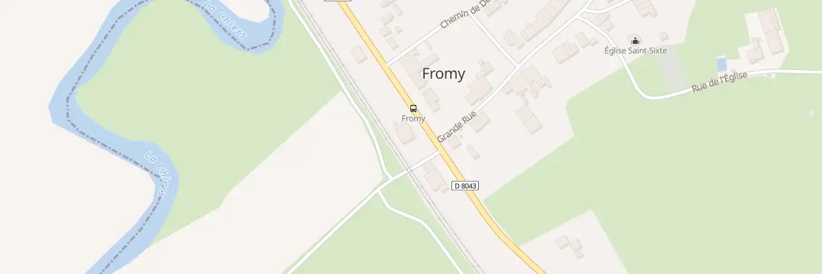 Plan du 4 Rte Nationale à Fromy