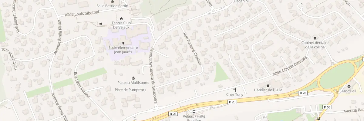 Plan du 1 Rue Claude Brueys à Velaux