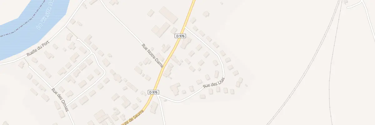 Plan du 6 Rue des Lilas à Losne