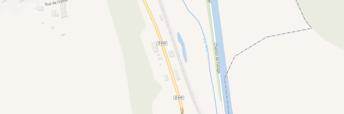 Plan du 11 Cd 619 à Marnay-sur-Marne