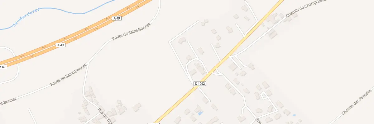 Plan de Mont Jenetal à Saint-Hilaire-du-Rosier