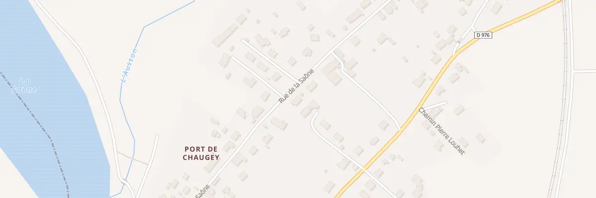Plan du 43 Rue de la Saone à Losne