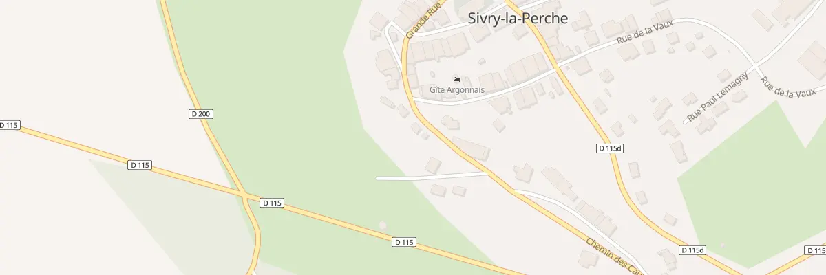 Plan du 4B Che des Caurettes à Sivry-la-Perche