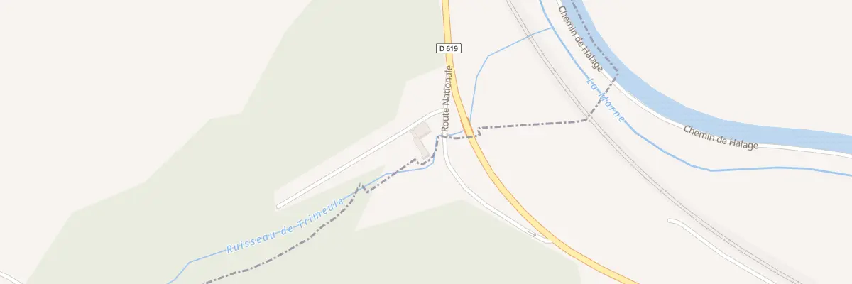 Plan du 10 Cd 619 à Vesaignes-sur-Marne