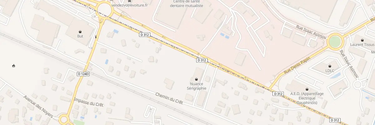 Plan du 158 Rte de Lyon à Domarin