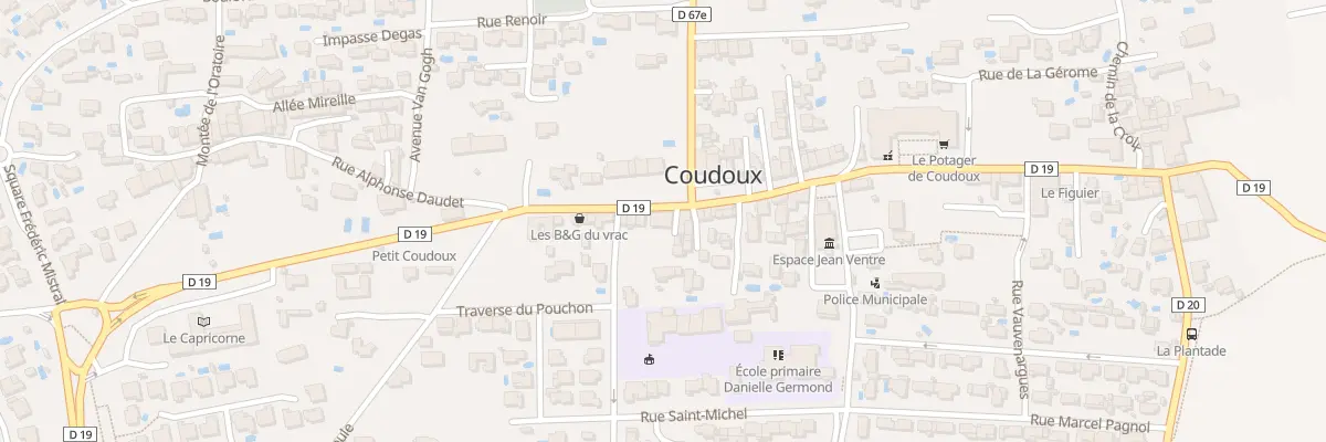 Plan du 12 Av de la République à Coudoux