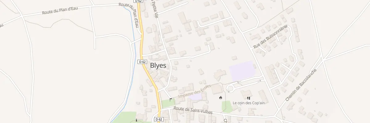 Plan du 70 Rue de la Petite Vie à Blyes