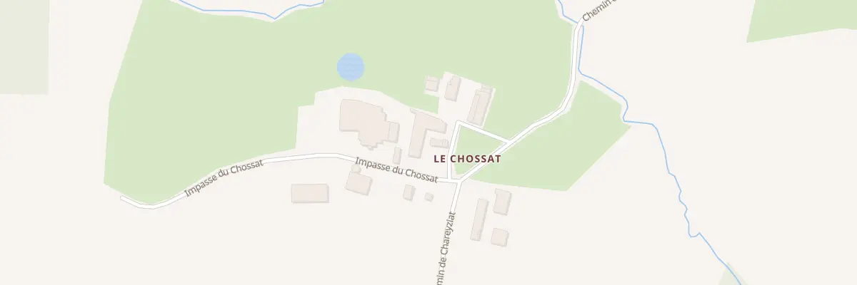 Plan du 10 Imp du Chossat à Saint-Étienne-du-Bois