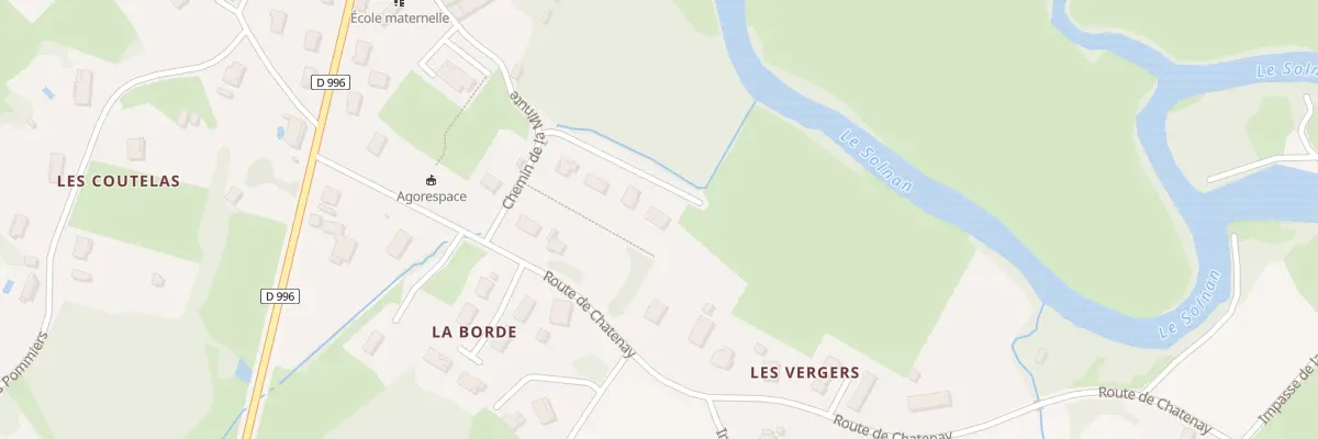 Plan du 175 Rte de Chatenay à Sainte-Croix-en-Bresse