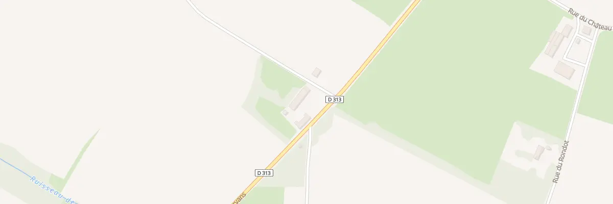 Plan du 1318 Rte de Mervans à La Chaux