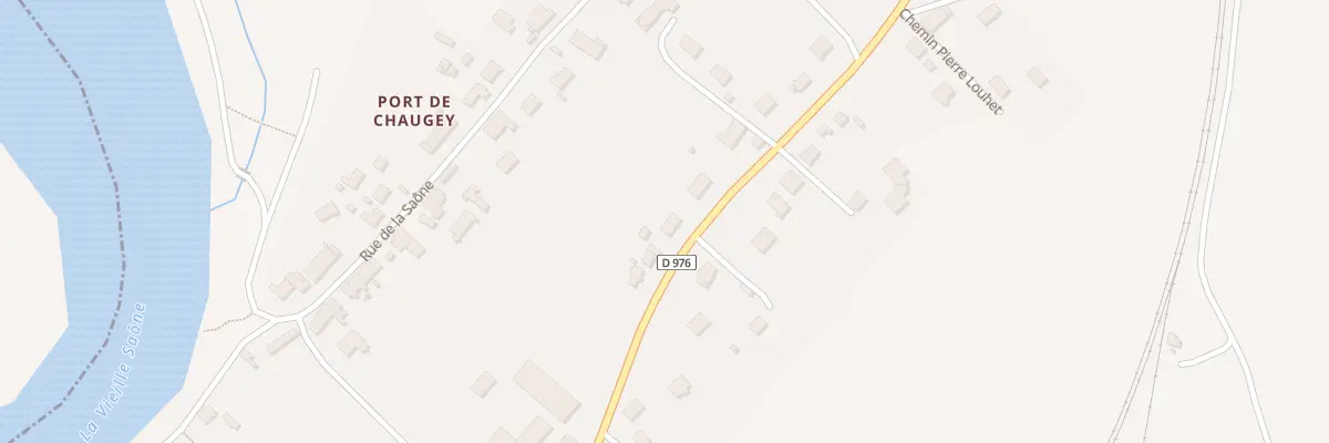 Plan du 44 Rte de Seurre à Losne