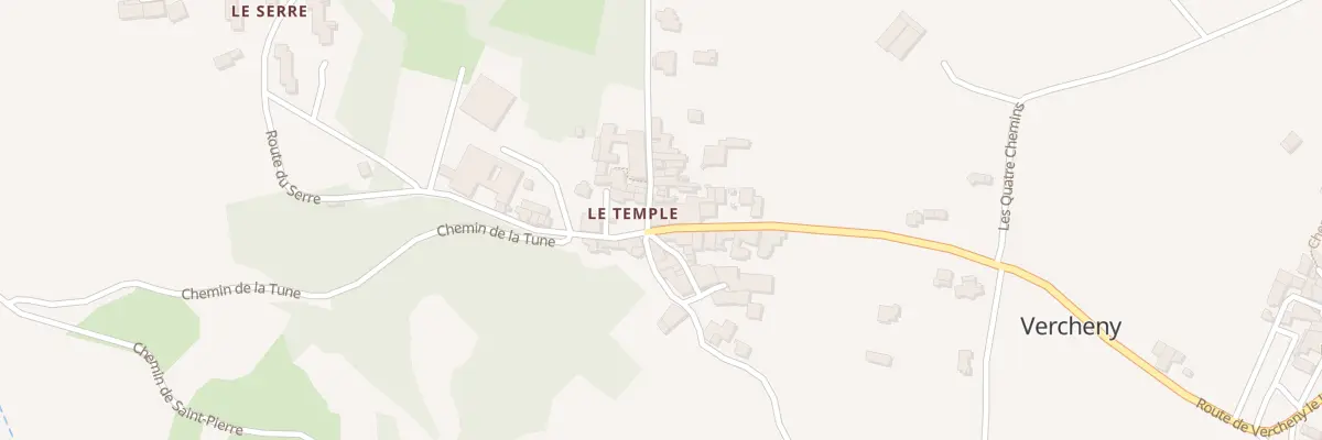 Plan du 5003 Le Temple à Vercheny