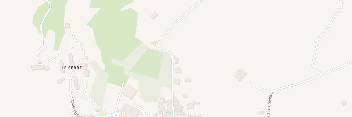 Plan du Raillet à Vercheny