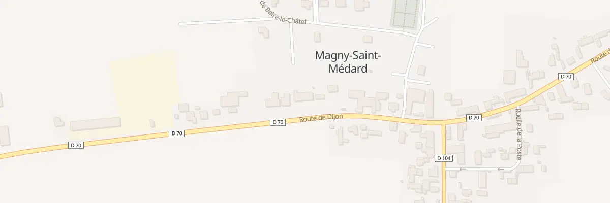 Plan du 15 Rte de Dijon à Magny-Saint-Médard