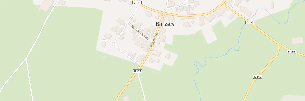 Plan du 11 Rue Basse à Baissey