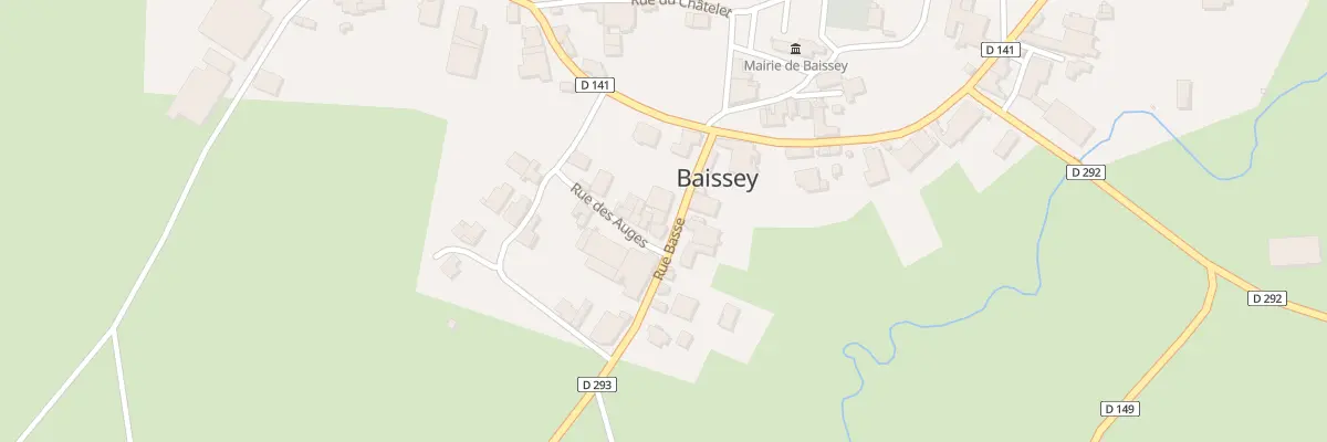Plan du 6 Rue Basse à Baissey