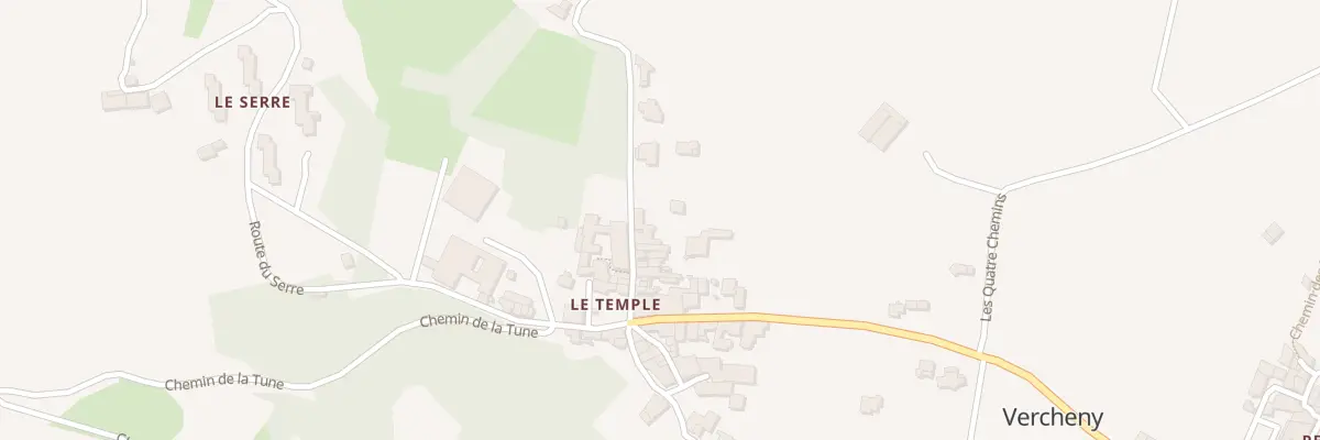 Plan du 5005 Le Temple à Vercheny