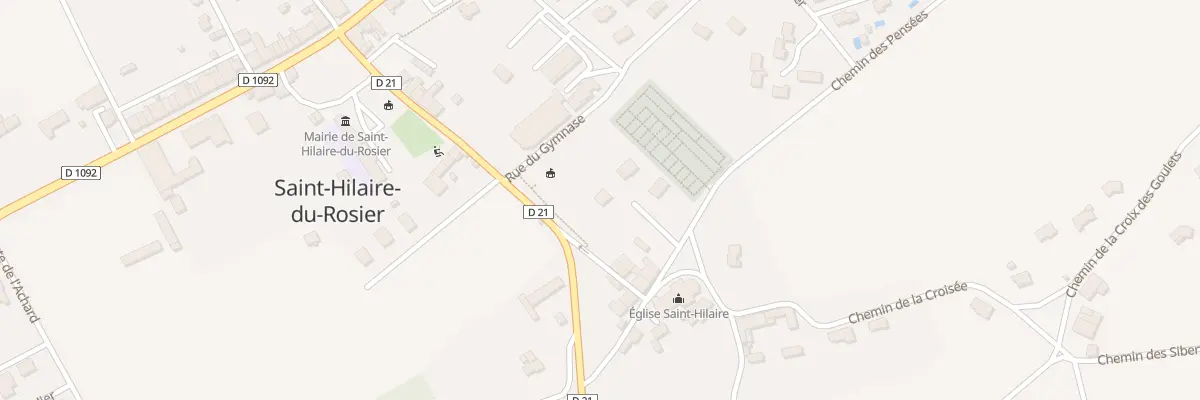 Plan du 5093 L’Eglise à Saint-Hilaire-du-Rosier
