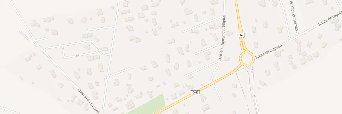 Plan du 111 Ancien Chemin de l’Hôpital à Blyes