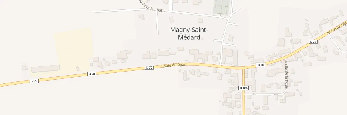 Plan du 17 Rte de Dijon à Magny-Saint-Médard