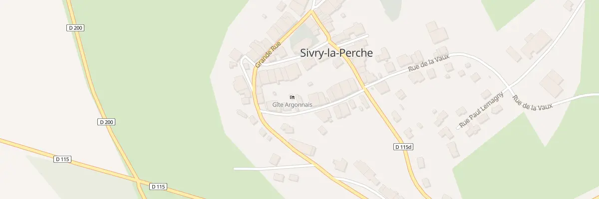 Plan du 12 Rue des Champs à Sivry-la-Perche