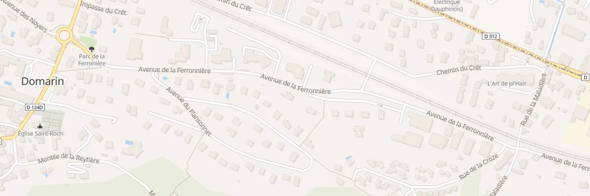 Plan du 40 Av du Plansonnet à Domarin