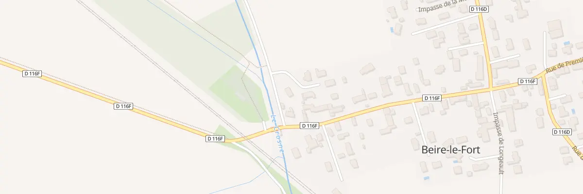 Plan du 4 Rue du Crosne à Beire-le-Fort