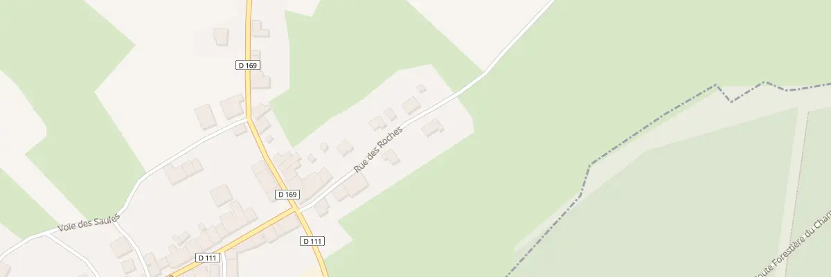 Plan du 10 Rue des Roches à Fouchères-aux-Bois