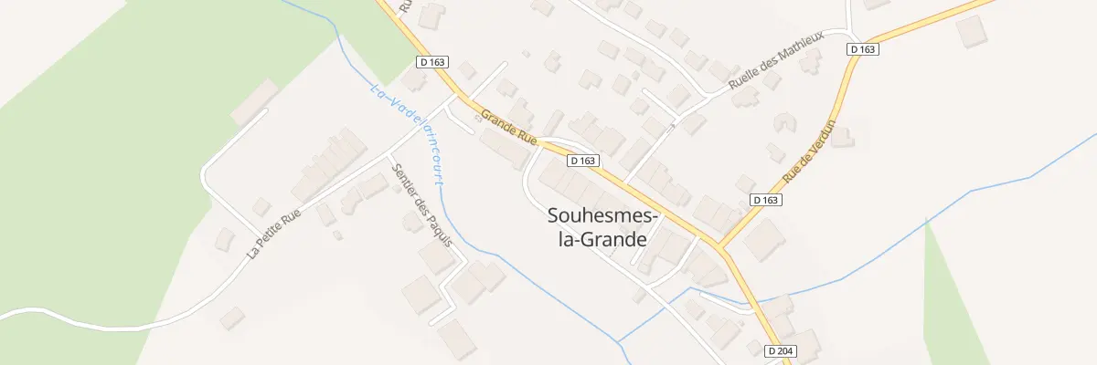Plan du 4 Gr La Grande Rue aux Souhesmes-Rampont
