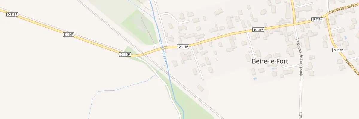 Plan du 2 Rue de la Rivière à Beire-le-Fort
