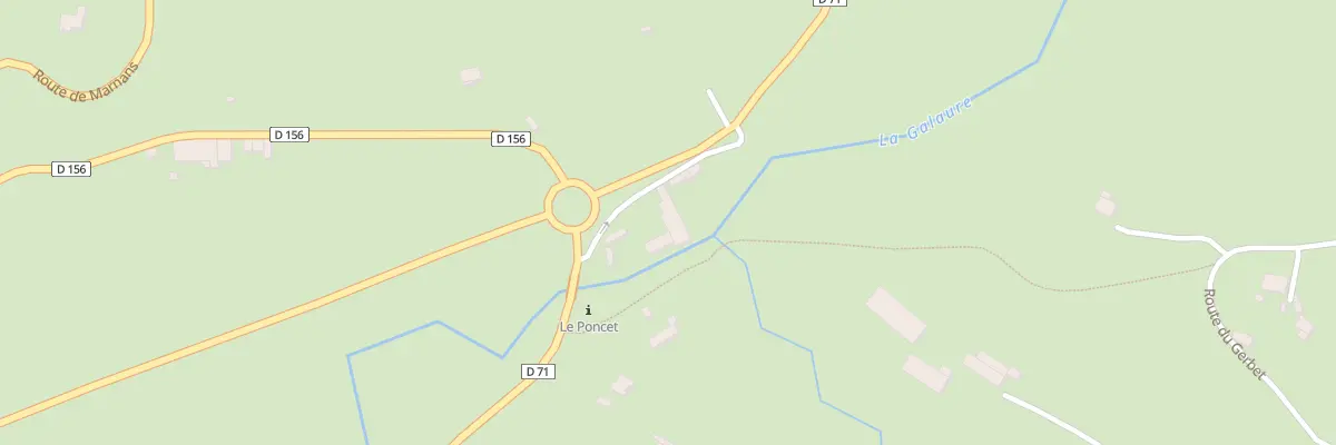 Plan du 560 Rte de St Simeon de Bressieux à Roybon