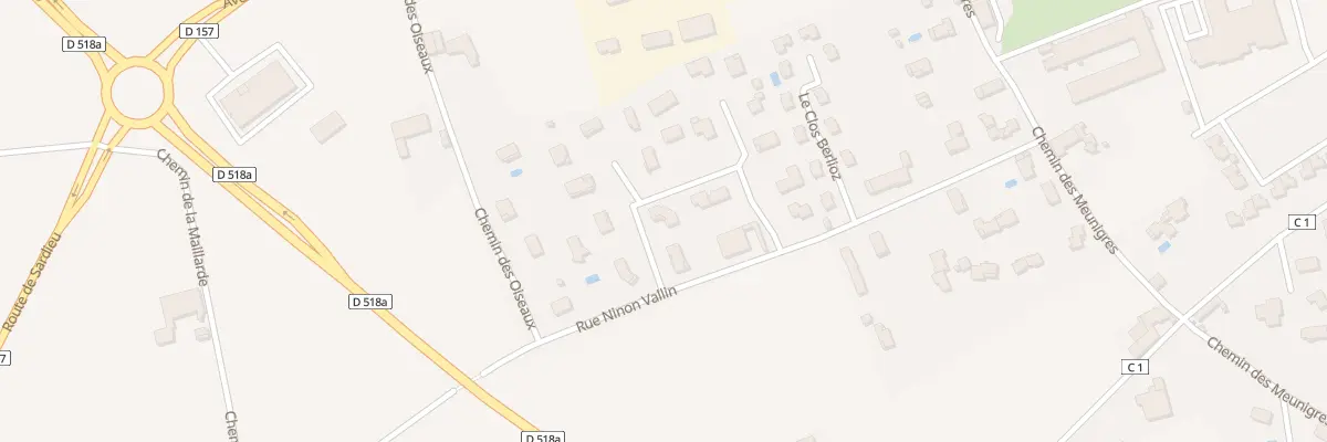 Plan du 4 Rue Ninon Vallin à La Côte-Saint-André