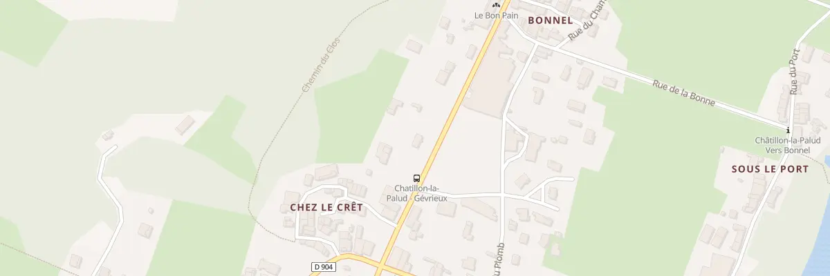 Plan du 5659 Sous le Clos à Châtillon-la-Palud